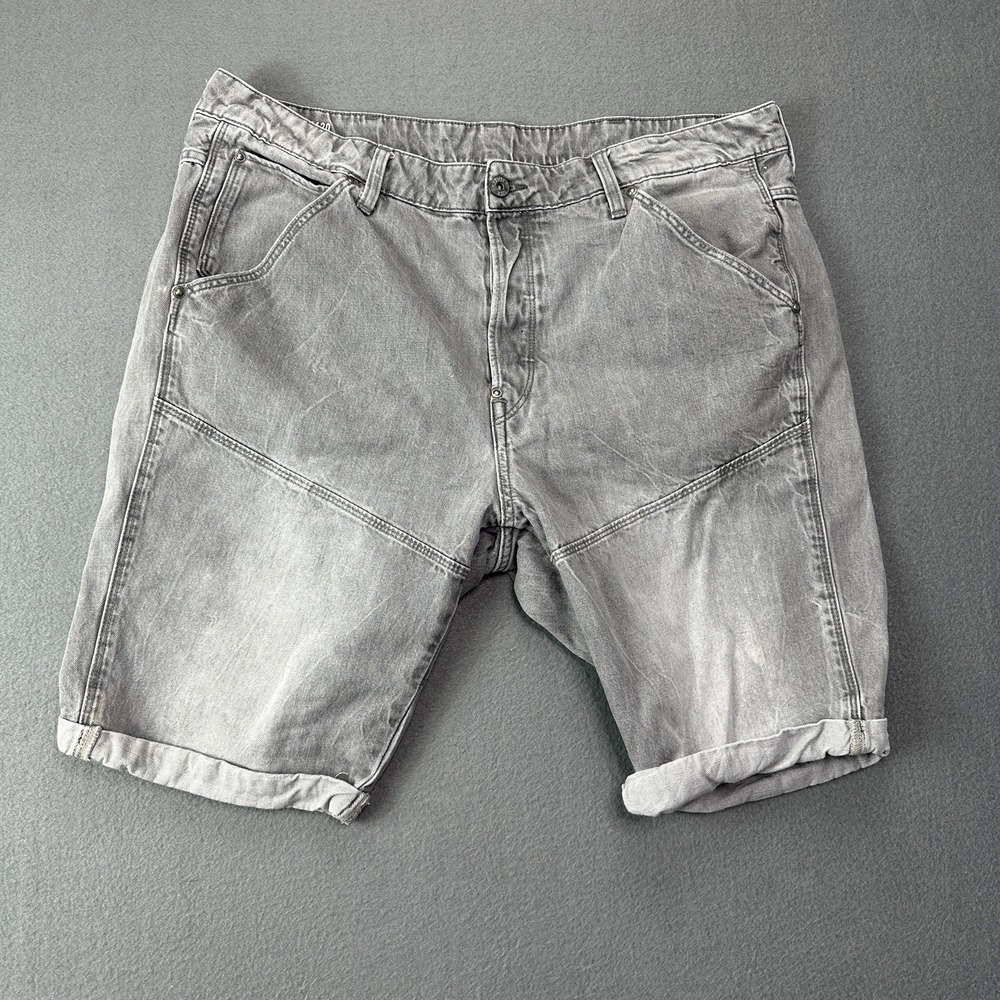 G-Star 5620 3D Tapered 1/2 Shorts XL W36 Jeans Hose Raw